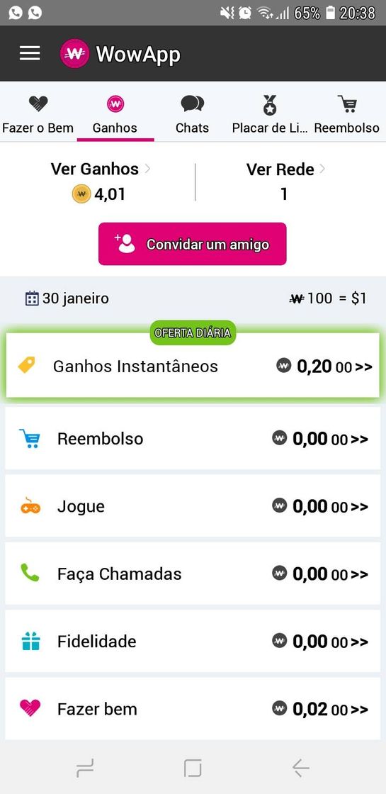 App App que da pra ganhar dinheiro assistindo vídeos e jogando.