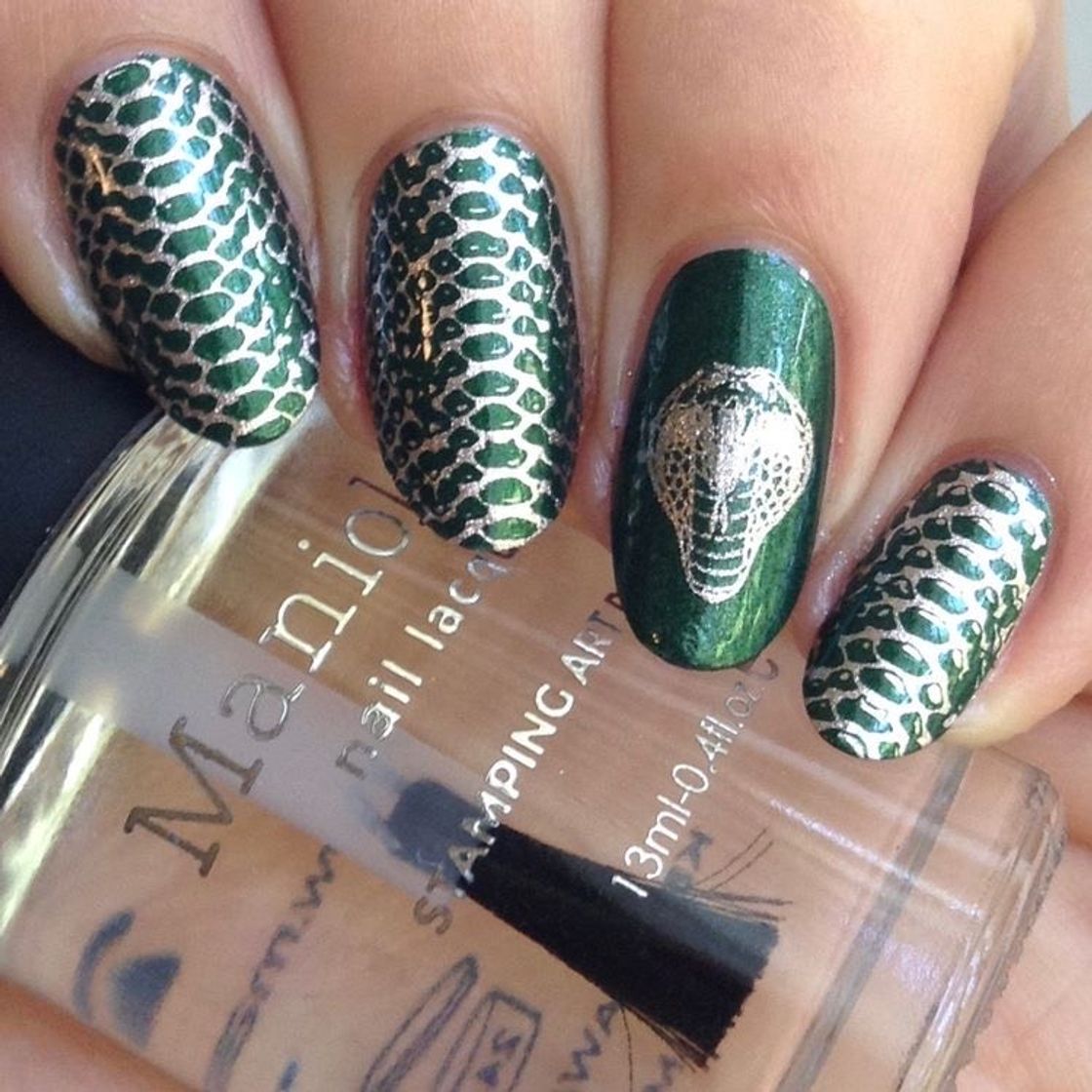 Moda Uñas Slytherin 