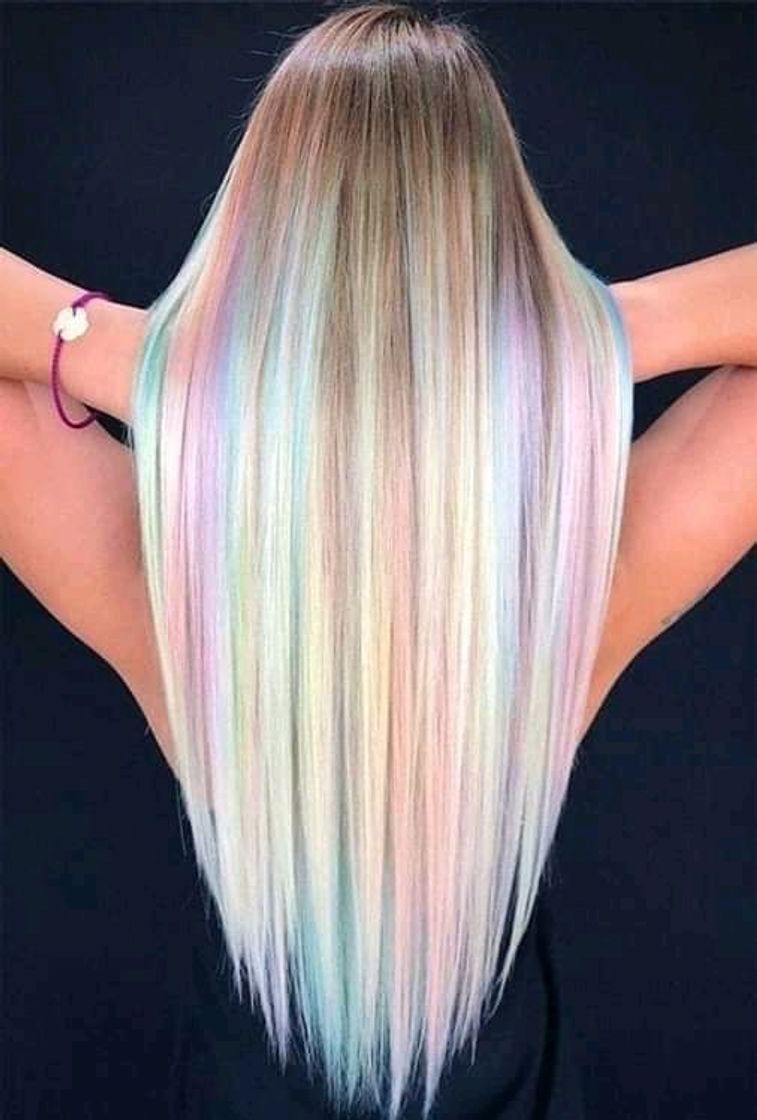 Moda Cabello Arco Iris