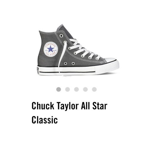 Converse Chuck 70 Hi Sneaker Shoes Gray, tamaño