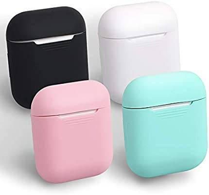 HomEdge AirPods Funda, 4 Paquetes Sin Costuras Silicona Fund