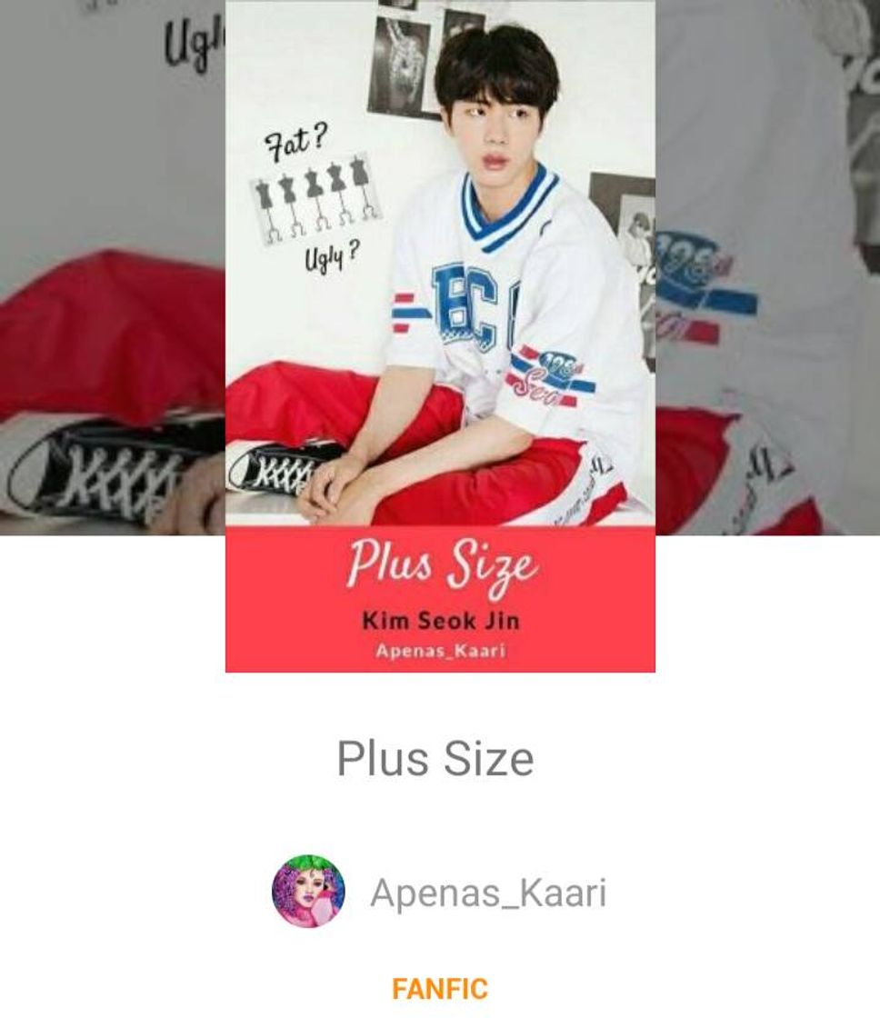 Fashion Plus size ( Fanfic Jin bts)