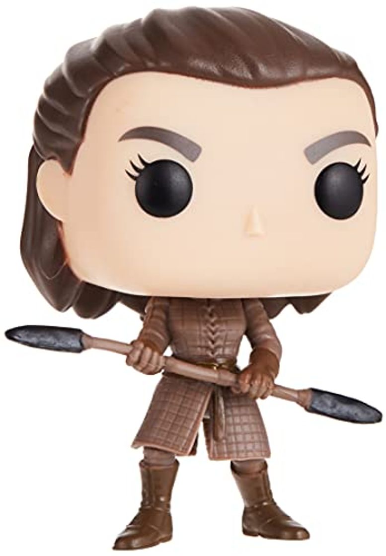 Juego Funko Pop TV: Game of Thrones-Arya w/Two Headed Spear Figura Coleccionable, Multicolor