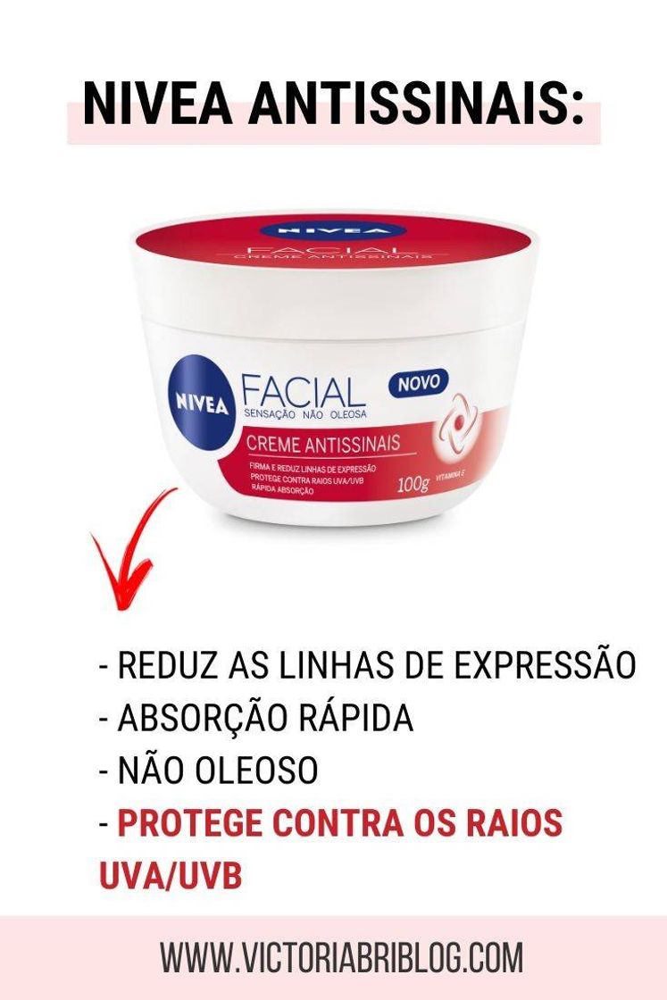 Fashion Creme fácial Nívia antisinais