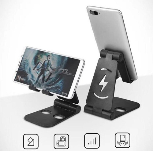 Moda Suporte Para Celular Smartphone Articulado De Mesa

