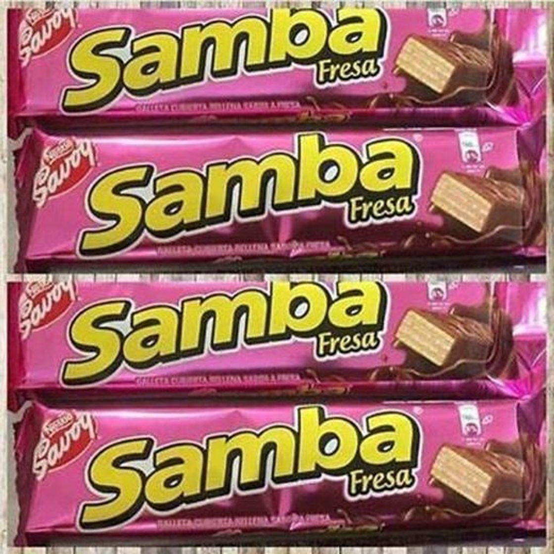 Product Samba Fresa Strawberry Savoy 4 unit 32 g each