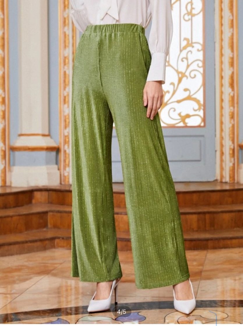 Fashion Calça simples verde limão R$31