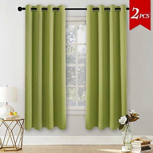 Producto PONY DANCE Paneles de Cortinas Verdes con Ollaos - Decoración Hogar Drapeados