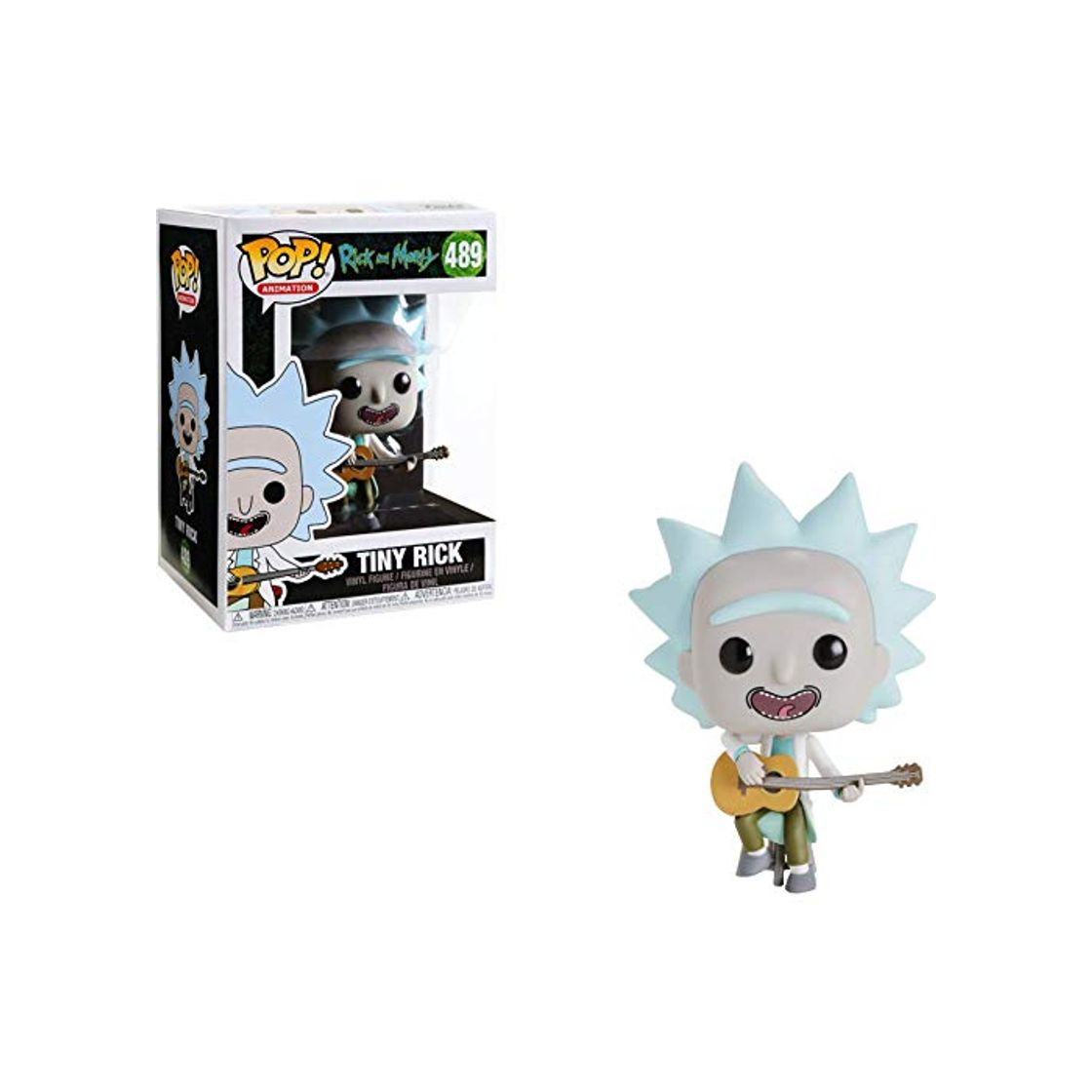 Social Funko- Rick & Morty Pop Tiny Rick w/Guitarra,