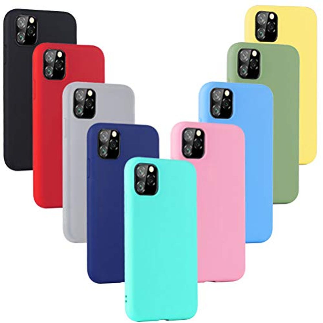 Social XinYue 9 x Funda para iPhone 11 Pro MAX, Cárcasa Silicona TPU,