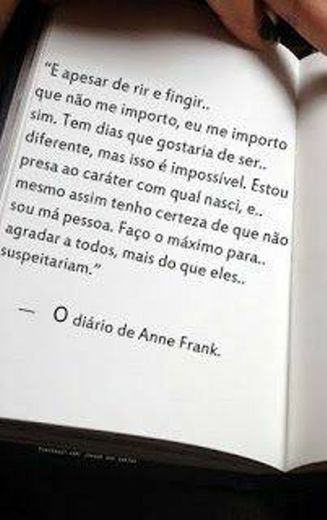 O diario de Anne frank.