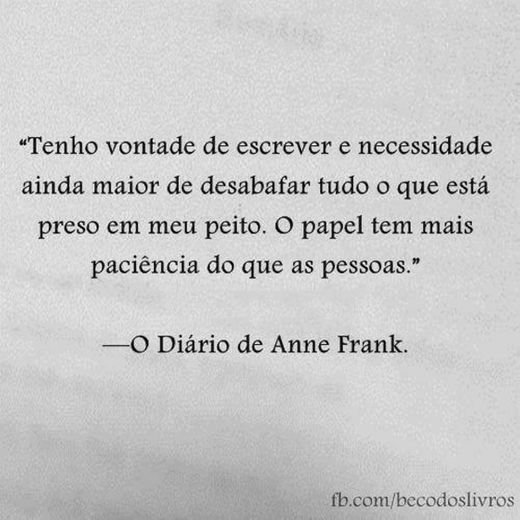 Diário de Anne Frank.