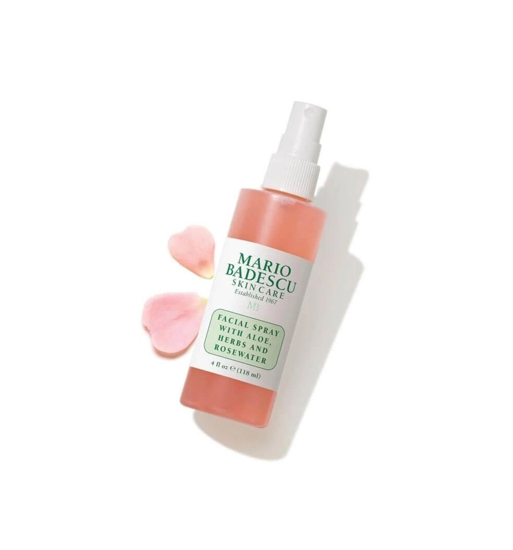 Producto  Agua de rosas spray facial con hierbas de aloe 