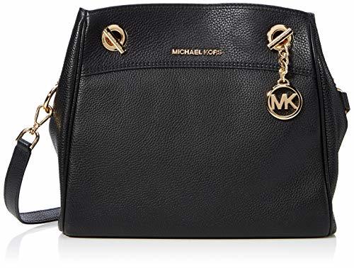 Moda Michael Kors 30F9GTQL2L - Bolso de hombro de Cuero Mujer, color Negro,