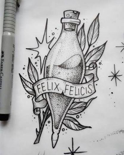 Tattoo Felix Felicis HP