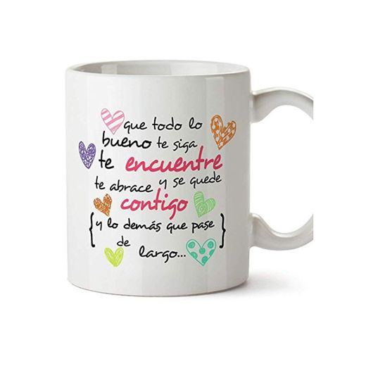 MUGFFINS Taza Original de Desayuno para Regalar a Amigas Amigos y Seres