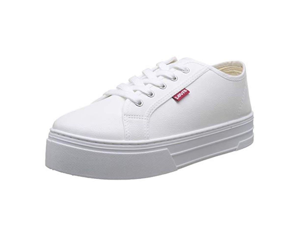 Moda Levi's Tijuana, Zapatillas para Mujer, Blanco