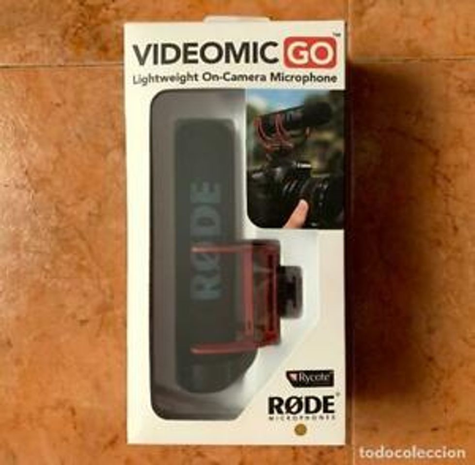 Electrónica Rode VideoMic Go - Micrófono de condensador para cámara DSLR