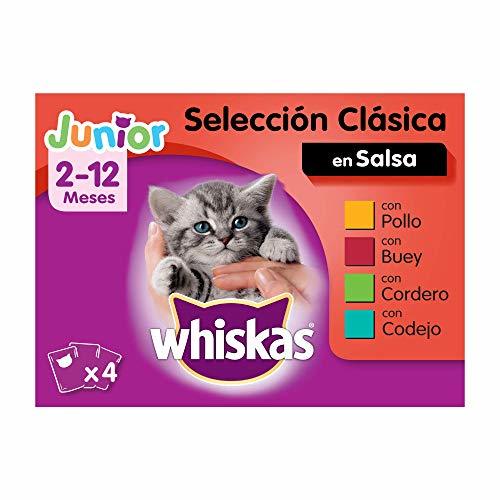 Lugar Whiskas Multipack de 4 bolsitas de 100 g de selección de carnes