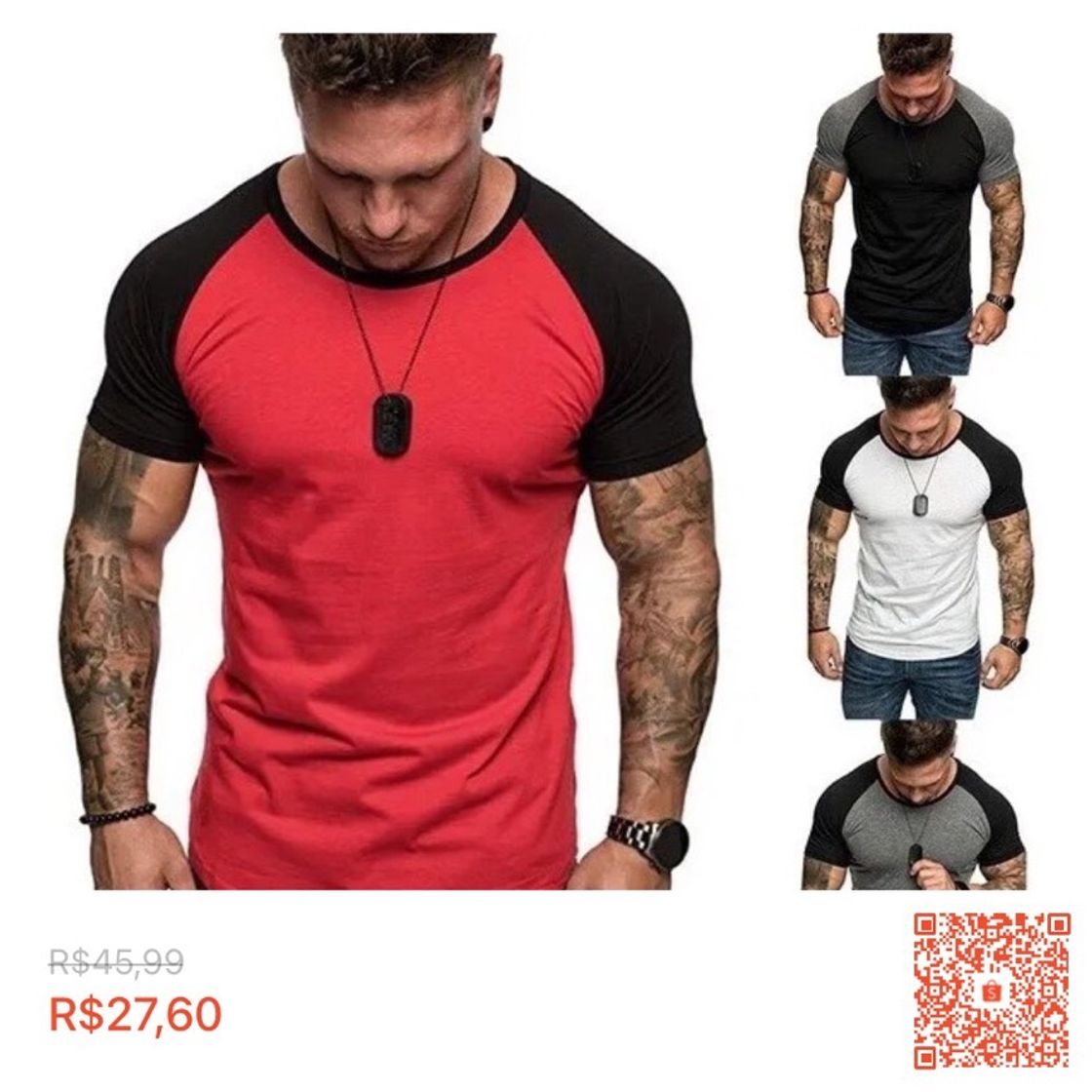 Moda Blusa Masculino Camisetas Raglan Manga Curta