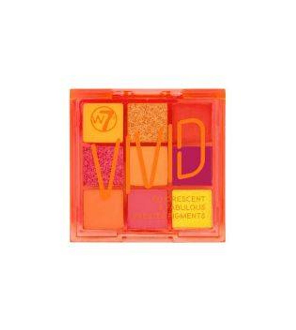 Moda Comprar W7 - Paleta de pigmentos prensados Vivid - Outrageous ...