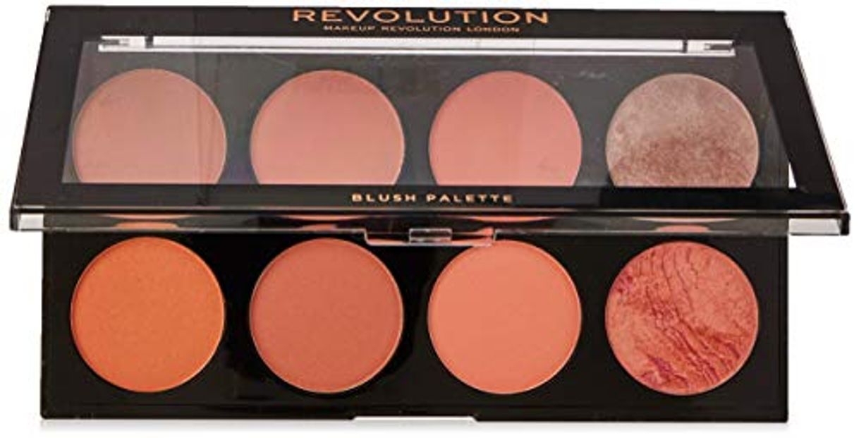 Beauty Makeup Revolution Ultra Blush Palette Hot Spice Paleta 8 różów do policzków