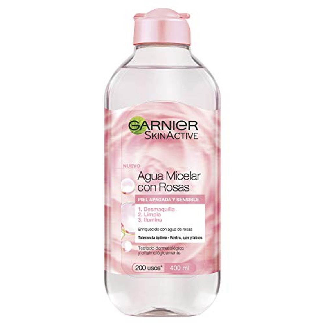 Social GARNIER Skin Active Agua Micelar con Agua de Rosas para Piel Apagada