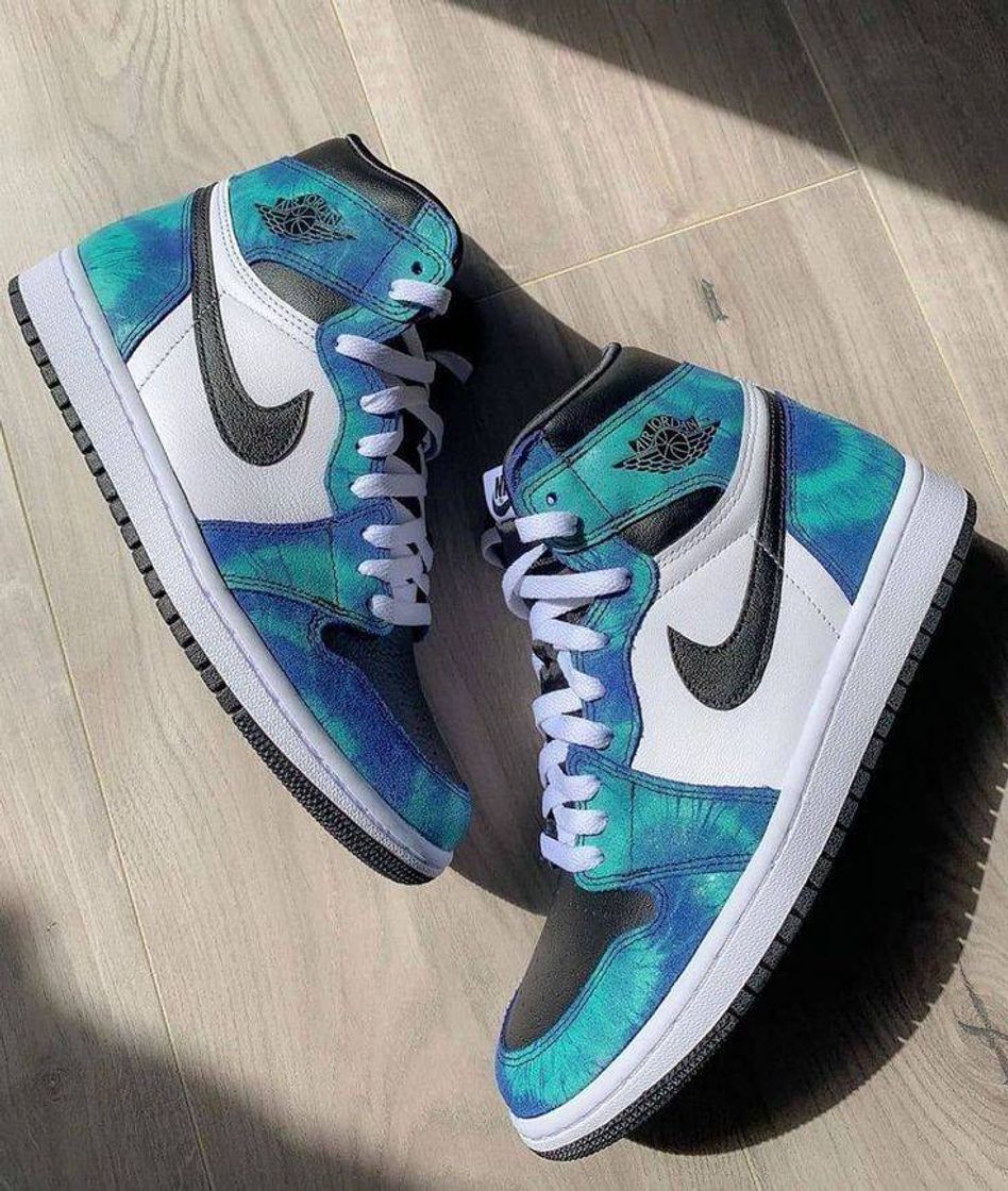 Fashion Tênis Air Jordan 1 High tie-dye