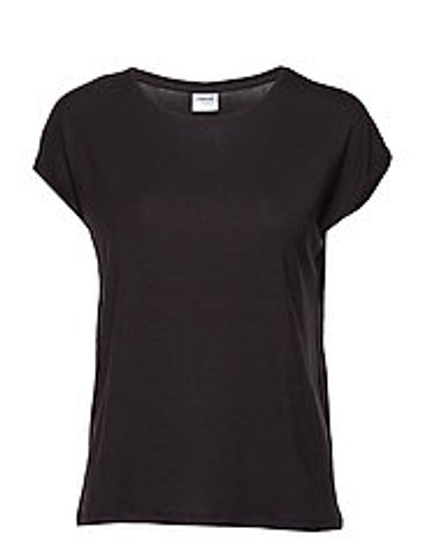 Fashion Vero Moda Vmava Plain SS Top Ga Noos Camiseta, Marrón