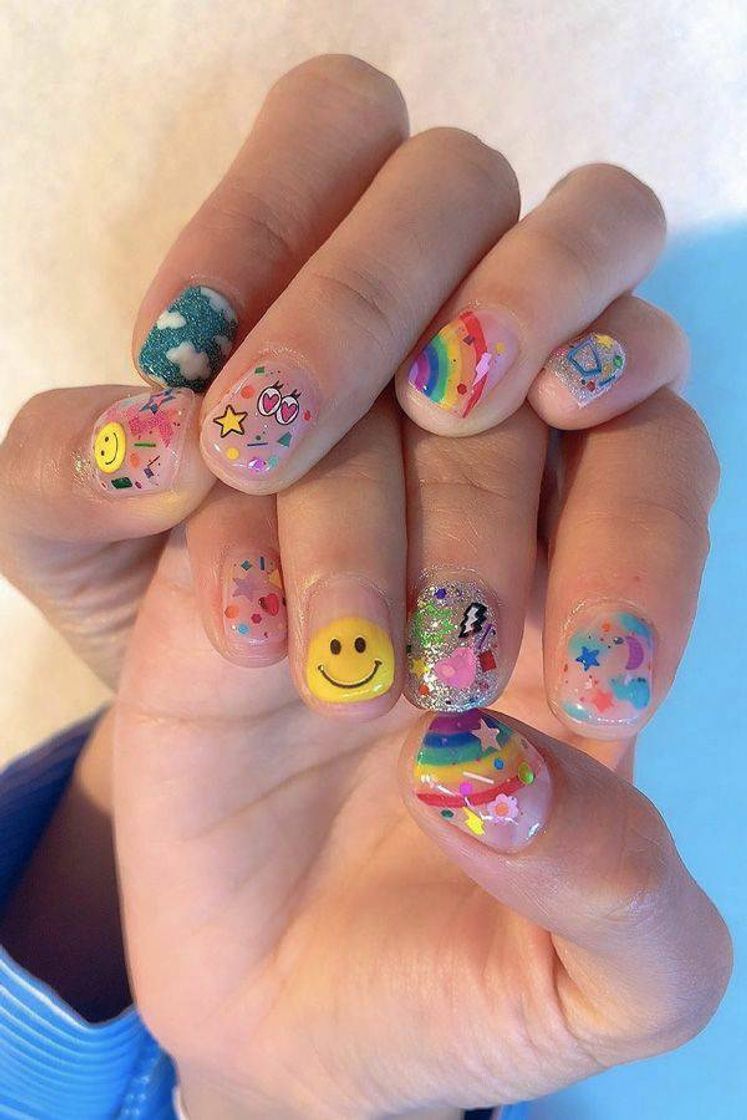 Social Unhas coloridas, várias estampas.💜💛💚💙