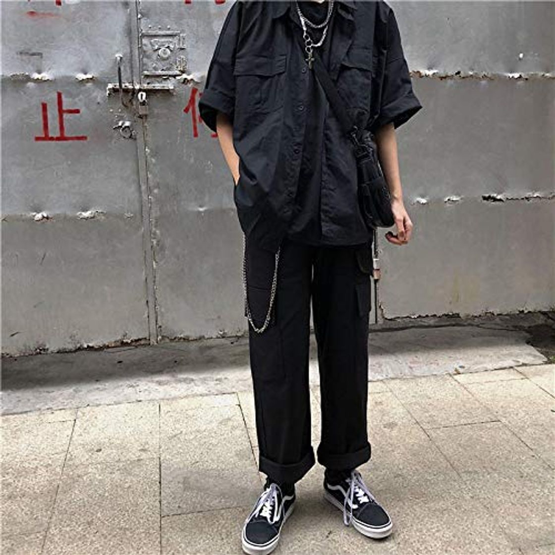 Social haochenli188 Fashion Female Hip Hop Pants High Waist Loose Harem Pants Women Loose Pants Hip Hop Casual Trouser Cool Pants For Girls XL Black