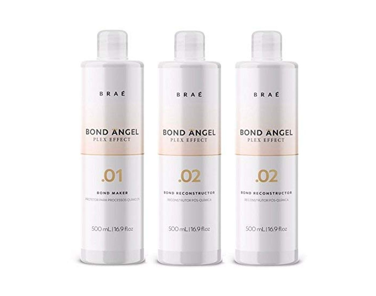 Productos Brae Bond Angel Plex Effect Kit 500ml Repair for Blonde Hair Professional Use