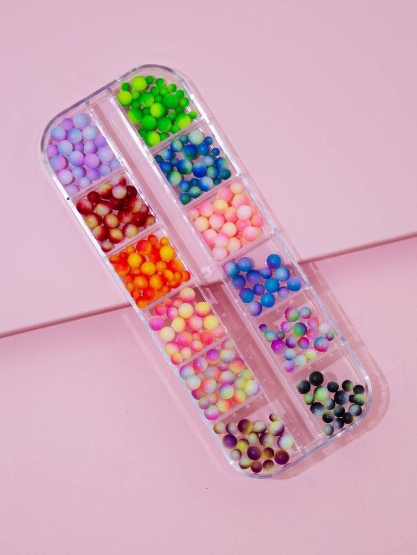 Social Caja cuenta de decoración arte de uñas