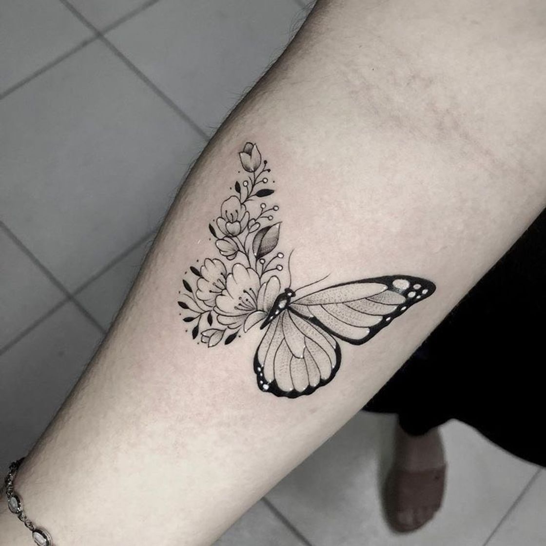 Moda Tatuagem borboleta