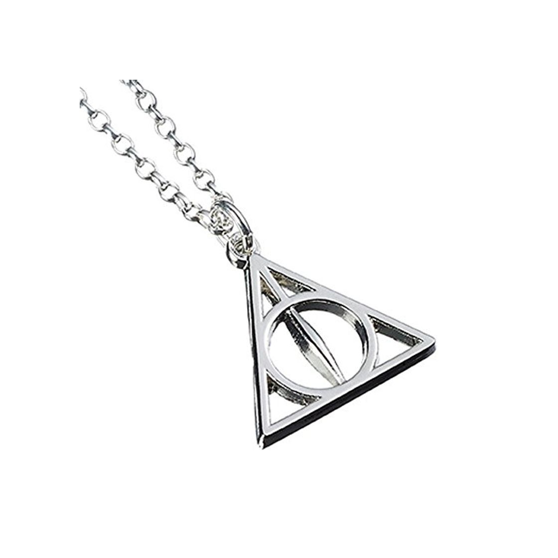 Moda Sterling Silver Deathly Hallows Necklace [Importación inglesa]