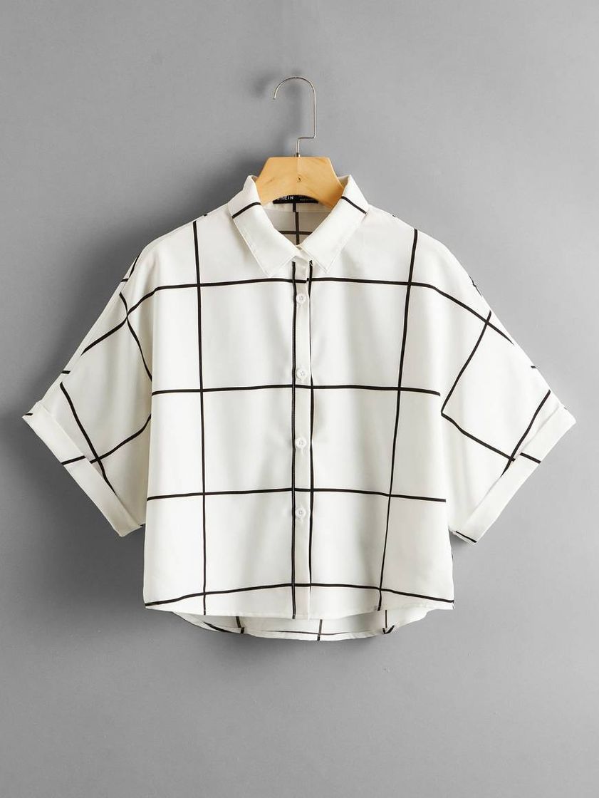 Botões na frente manta ocasional Blusa