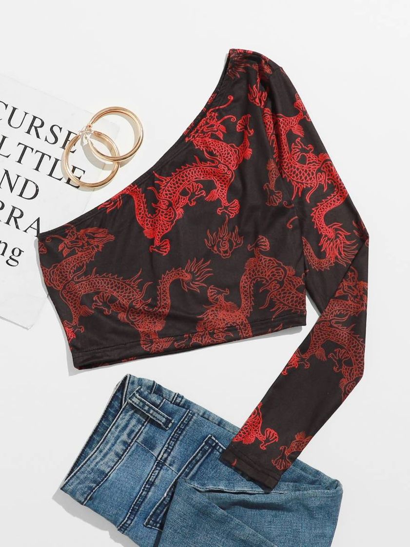 Social SHEIN animal ocasional camiseta 