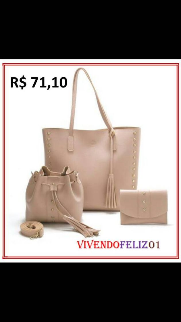 Moda Kit com 03 bolsas femininas