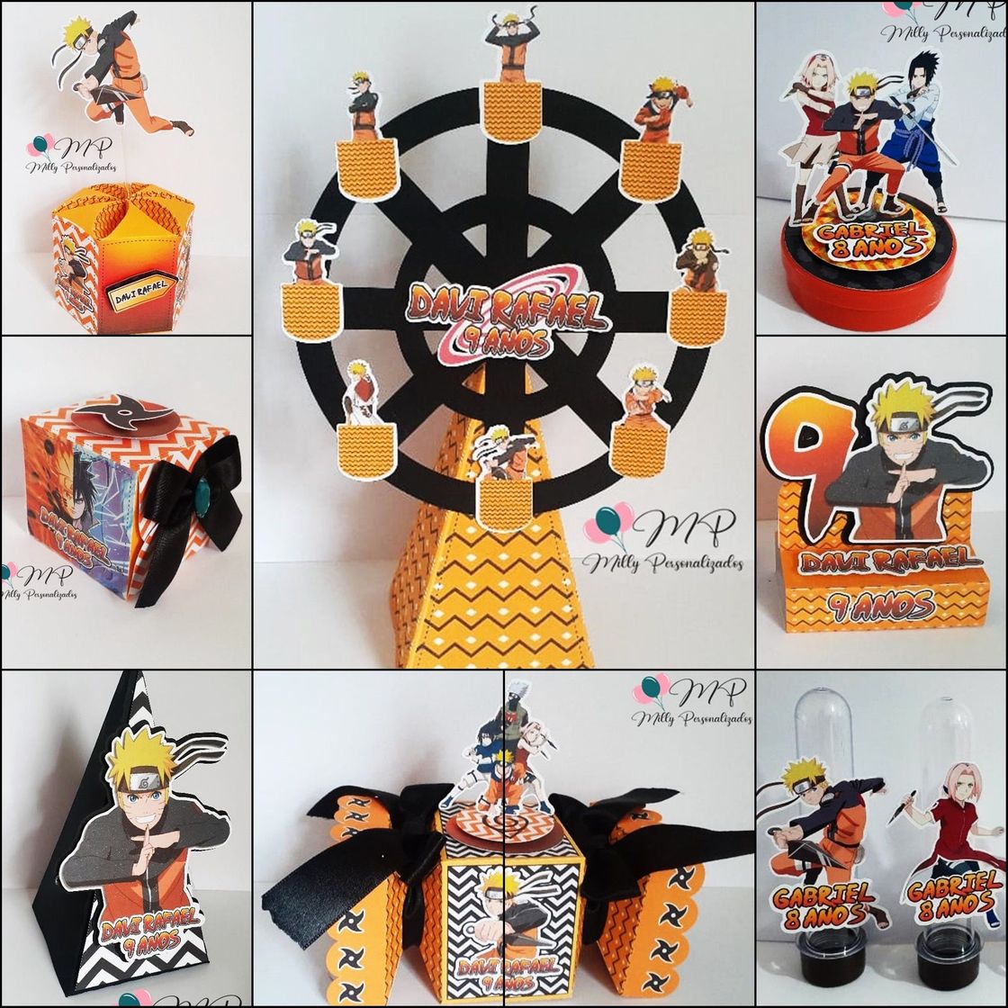 Moda Naruto lembranças passo a passo