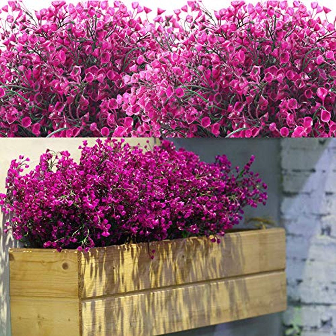 Products WILLBOND 12 paquetes de flores artificiales para exteriores