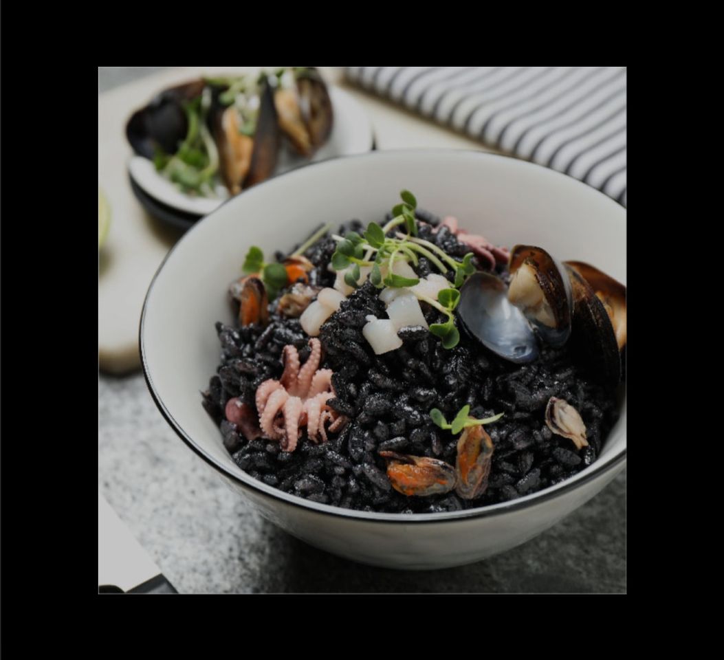 Restaurantes Arroz negro con marisco