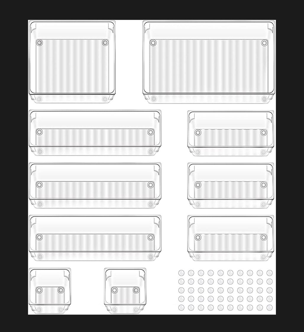 Social Cajones de plástico