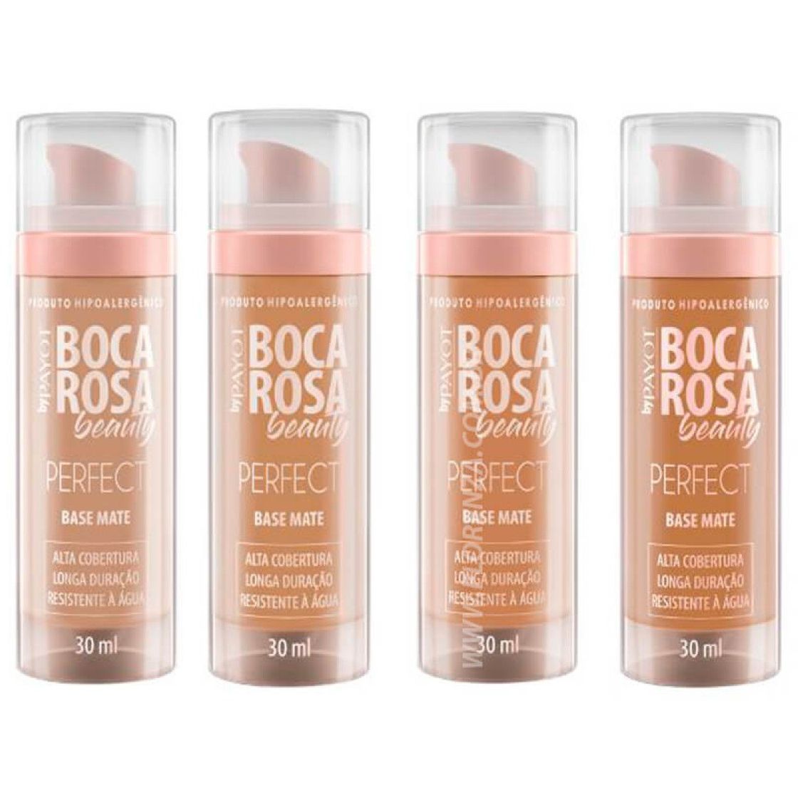 Moda Payot Boca Rosa Beauty -Base líquida com acabamento matte.