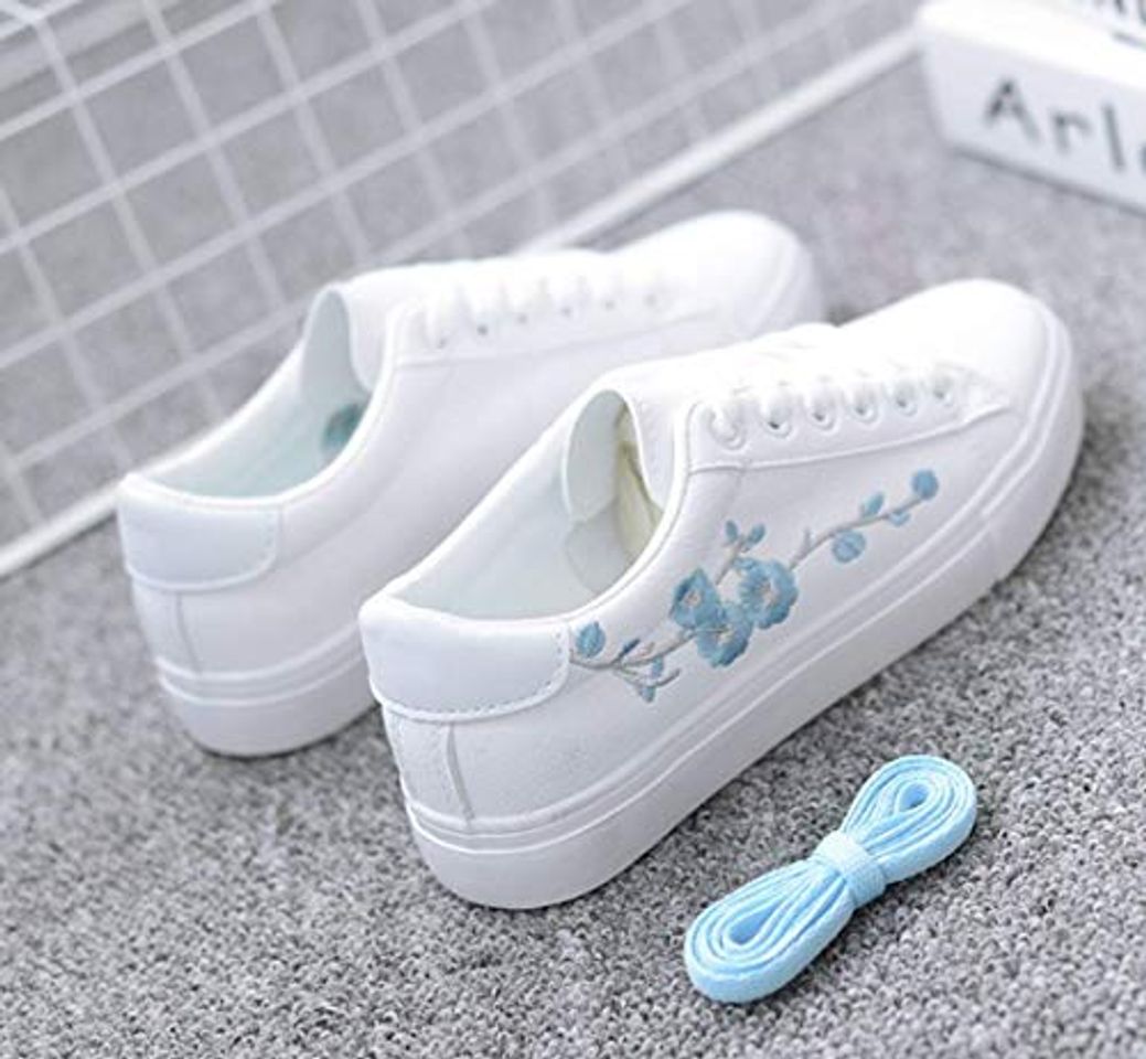 Social Sallypan Primavera Otoño Zapatos de Mujer Zapatillas Blancas Zapatillas Transpirables Mujeres Zapatos