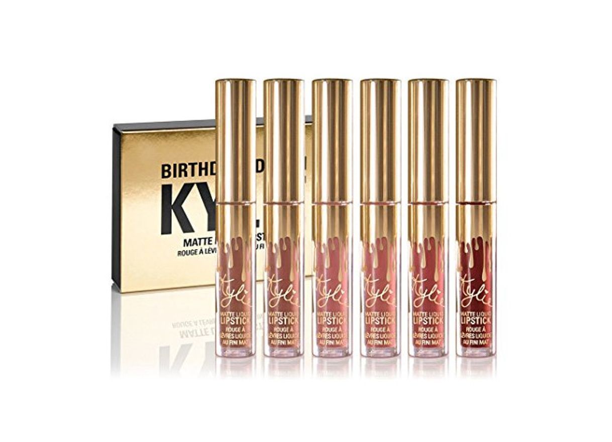 Belleza Kit de 6 Pintalabios opacos, similar al kit Birthday de Kylie Jenner