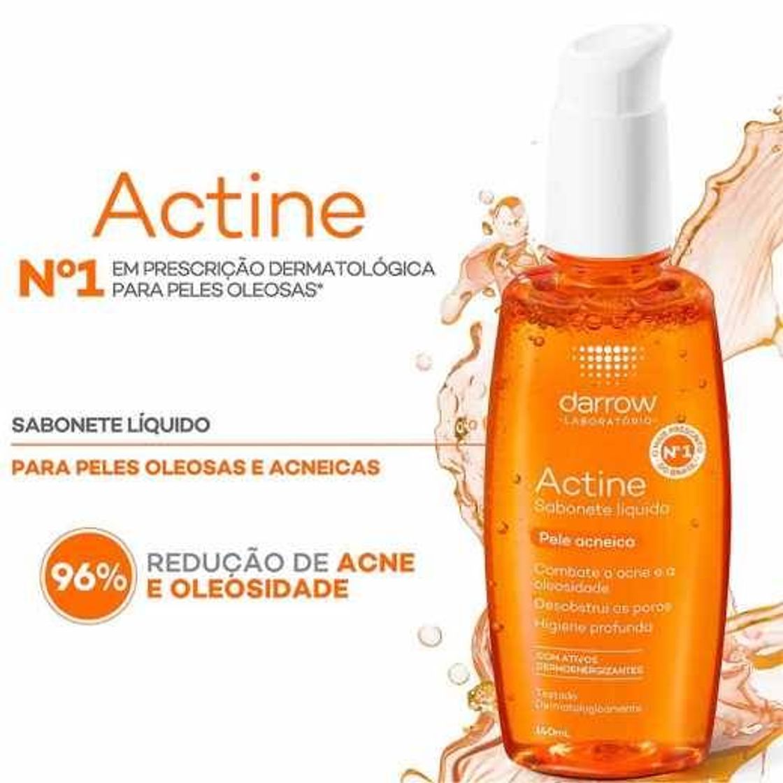 Moda Darrow Actine - Sabonete Líquido Antiacne

