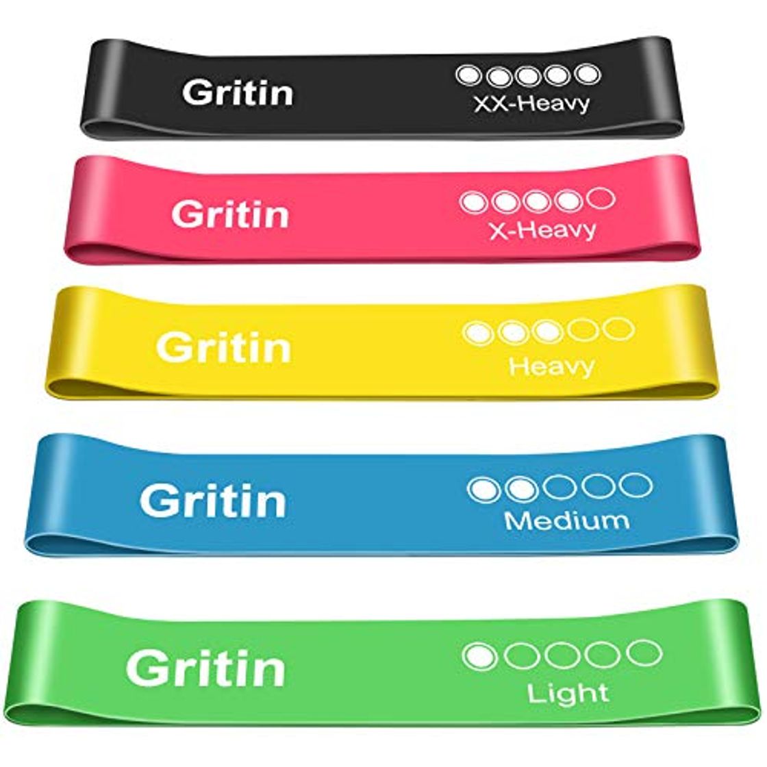 Social Gritin Bandas Elasticas de Fitness/Bandas de Resistencia