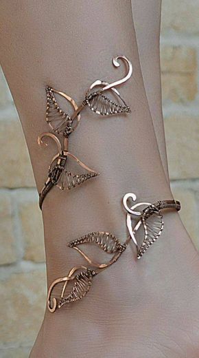 Wrapped anklet 