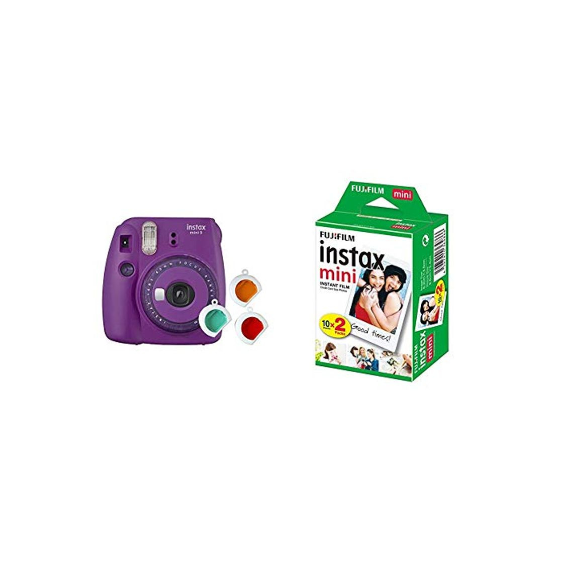 Product Fujifilm Instax Mini 9 - Cámara instantanea, Morado