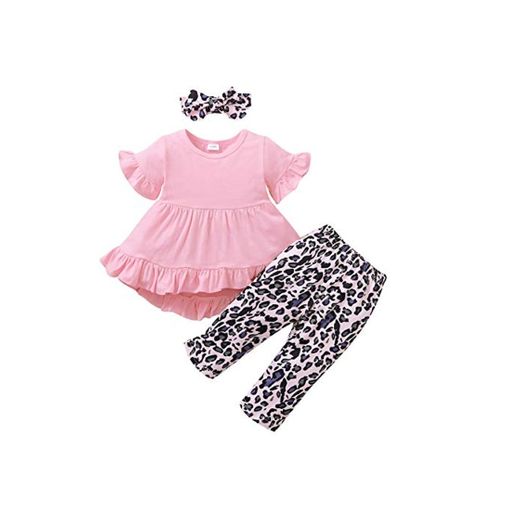 Conjunto de Ropa Infantil para Bebé Niña 12 Meses-4 años, Top de